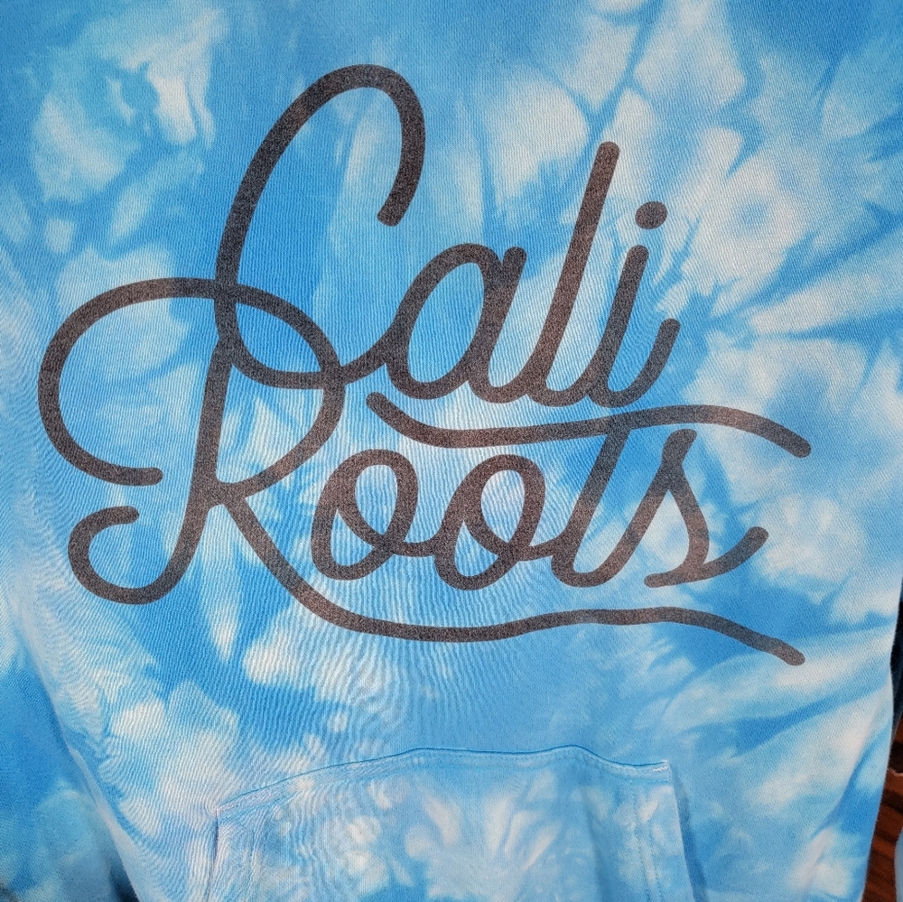 Mens tie dye hoodie size L